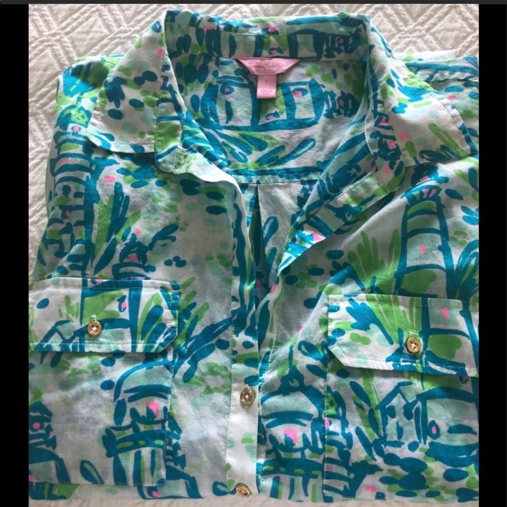 Lilly Pulitzer beach cover